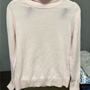 Quince Soft Pink Women's Turtleneck Sweater